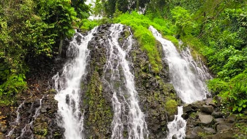 Beautiful Tropical Waterfall Philippines Mindanao