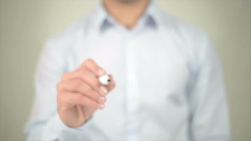 Writing User on Clear Surface with Marker