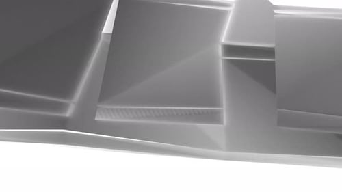 Abstract Geometric Panels Moving Clean Background