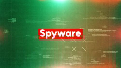Palavra de spyware em hacking e cibersegurança