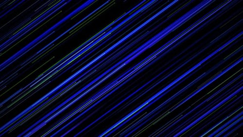 Abstract Blue and Green Lines Digital Movement Background