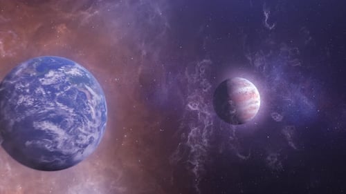 Flug durch das Sonnensystem — acht Planeten und Asteroidenfelder