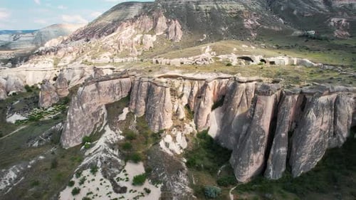 Turkey Landscape Aerial Background. Turkey Cappadocia, Goreme