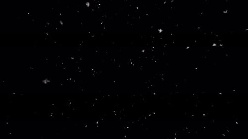 Realistic Animated Falling Snow Particles