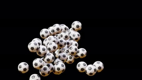 Exploding Soccer Balls Sports Transition