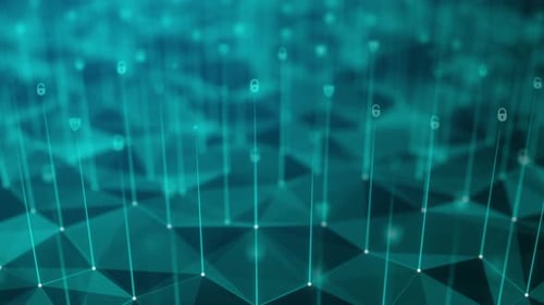 Cyber Security of Digital Data Network Protection. High-speed connection data analysis. background