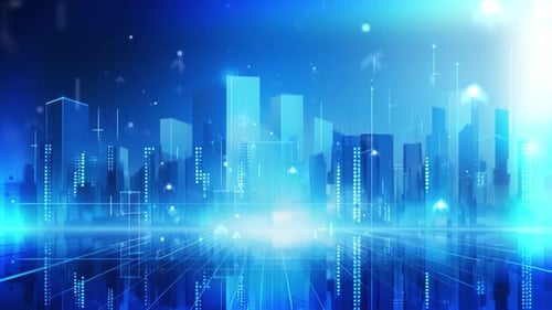 Blue Corporate Background Loop