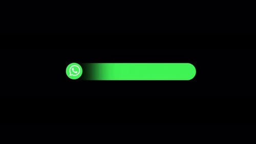 Whatsapp Lower Third Logo Animation Alpha Channel