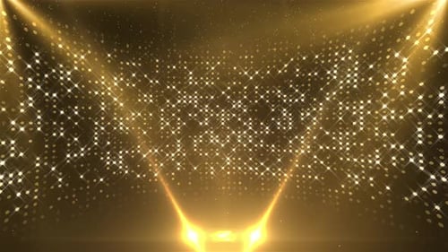 Stage LED Lighting Animation of New Year Dance Celebration Performance Award Party