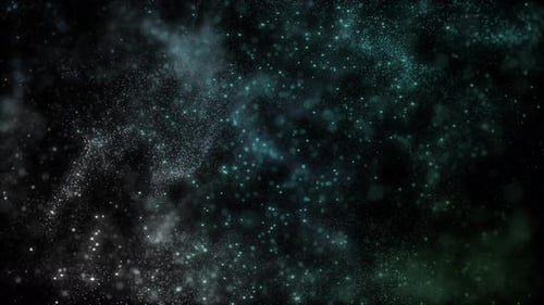 Dynamic Flowing Abstract Particles Motion Background