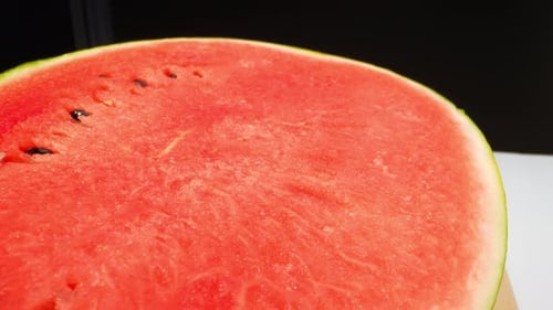 Watermelon in macro video