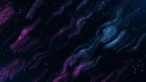 Abstract Fluid Wavy Flow Blue Pink Looping Background