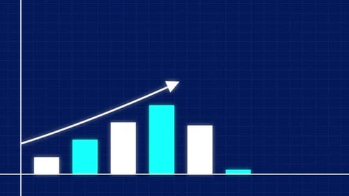 Geschäftsgrafik zeigt Wachstum