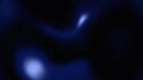 Abstract Blue Flowing Light Streaks Background Animation