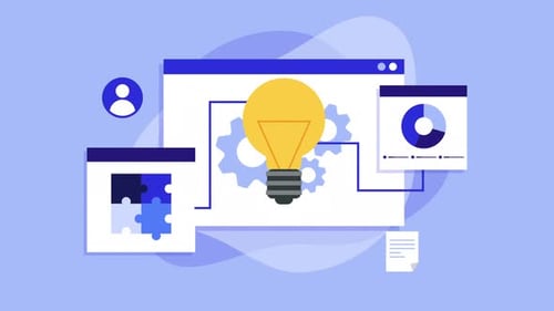 Business Solution Animation Data