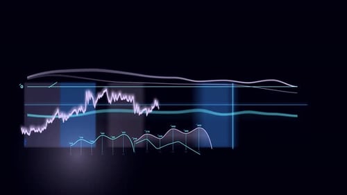 Abstract Infographics About Stock Market Crash