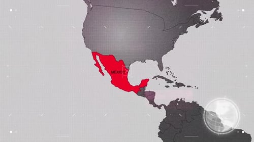 Animated World Map Highlight for Corporate Presentations