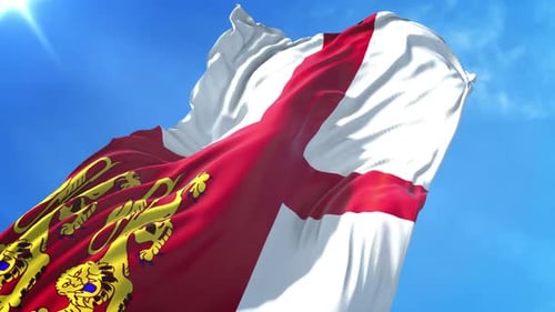 Sark Flag, Niedrigwinkelansicht