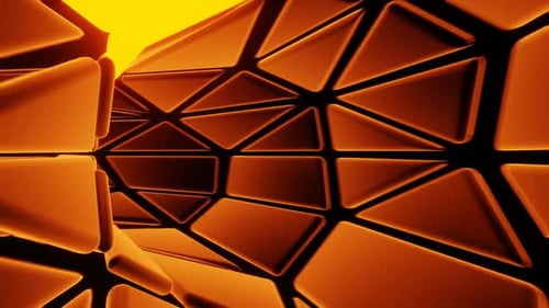 Torus Orange Background Loop VJ