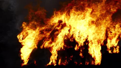 Maison en feu