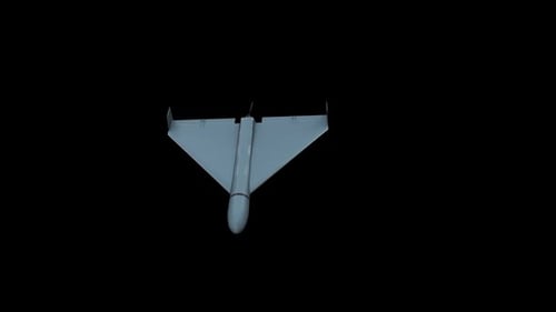 Zumbido HESA Shahed 136 iraní volando