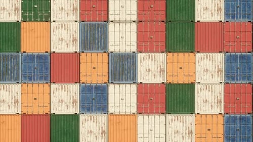 Antecedentes del concepto de filas de contenedores de transporte de carga en la industria logística