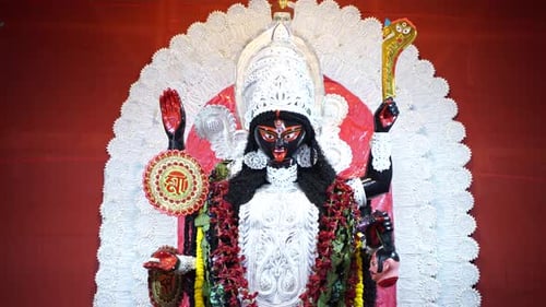 Diwali is one of the biggest festival in India, Kali, one of the deities of Hindus, is worshiped in