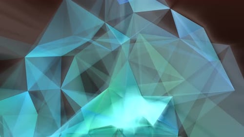 Abstract Geometric Polygonal Network Motion Background