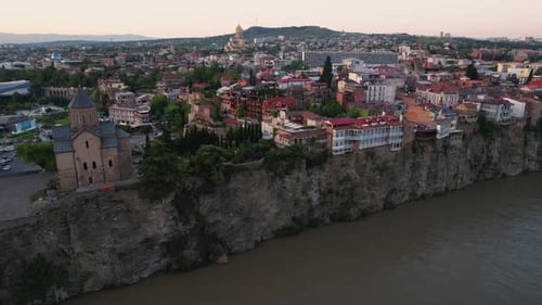 Aerial View of the Georgia Landmarks