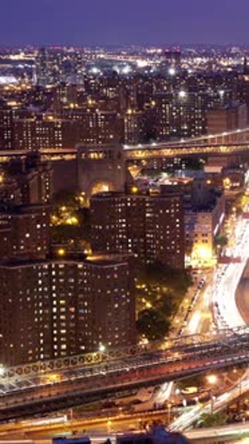 New York City Skyline in Vertical Format