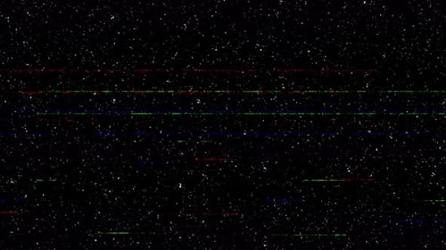Digital Glitch Static Noise Visual Effect