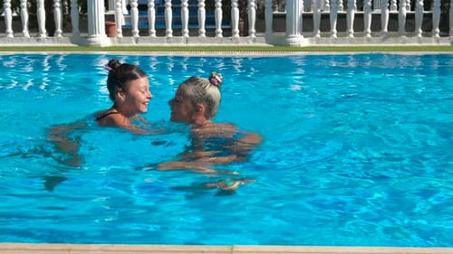 Children in the Pool