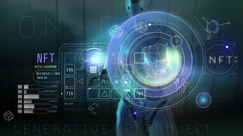 Artificial Intelligence Is Working On The NFT Collection HD