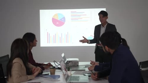 White collar worker are meeting at office.