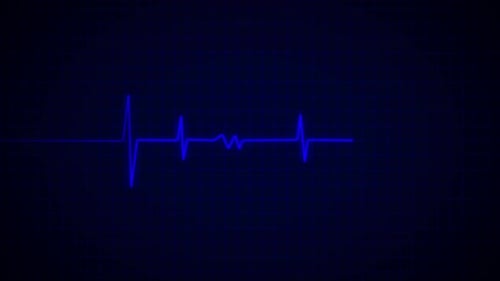 Heart Beat Pulse animated video, medical concept