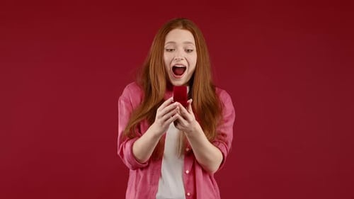 Young Woman Receives Engagement Ring, Expresses Joy