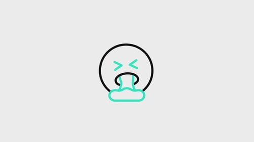 Vomiting Animated Icon