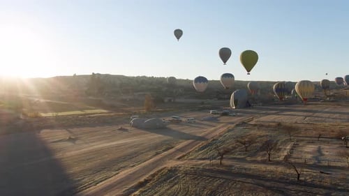 Hot Air Balloons at Sunrise, Cappadocia