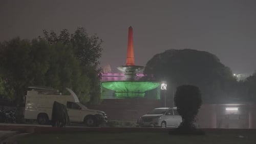 Fontaine près de Rashtrapati Bhavan