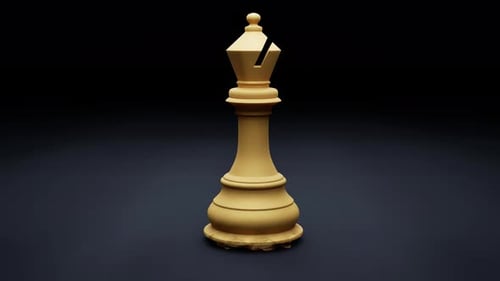 Schachfiguren-Animation von Bishop