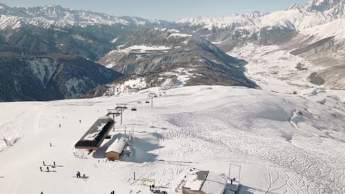 Tetnuldi Ski Resort In Caucasus Mountains
