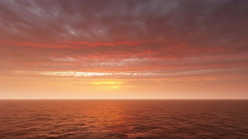 Calm Sea In The Evening