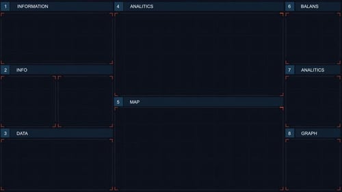 Panel de análisis moderno con visualización de datos