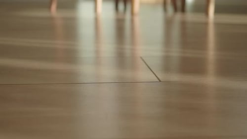 Close Up of Wooden Floor in Home