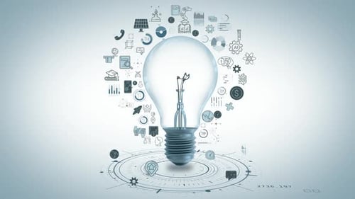 Light Bulb Inspiring Innovation and New Ideas