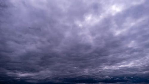 Dark, Stormy Clouds Rolling Across the Sky