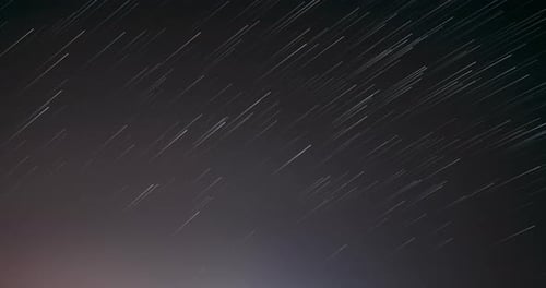 Meteors Trace In Night Starry Sky Above Mediterranean Coast Of Antalya And Alanya Hyperlapse Turkish