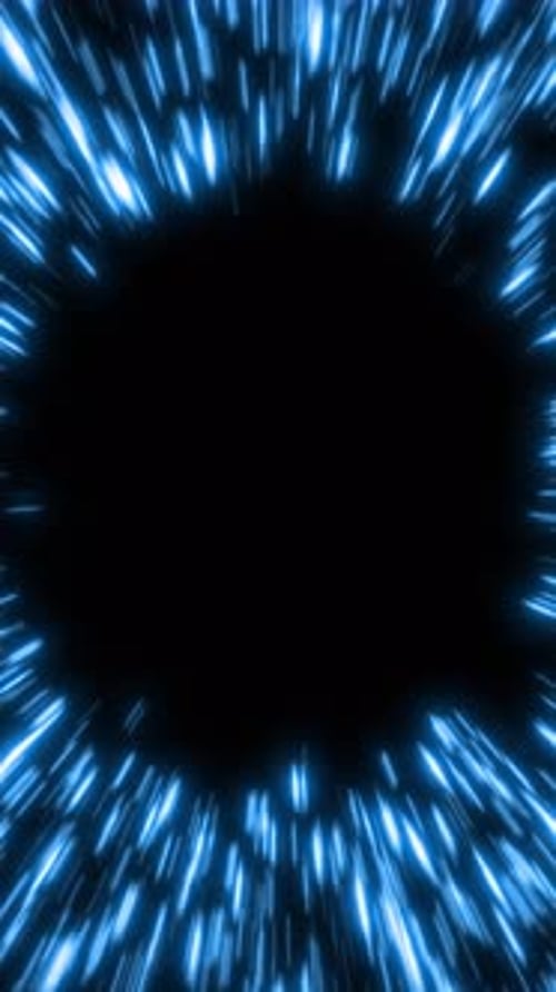 Hyperspace warp tunnel