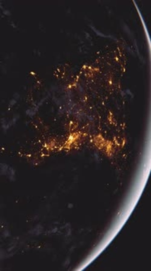 Earths Night View From Space