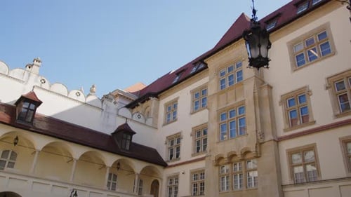 Old Town Hall In Bratislava Wide Shot, Slovakia